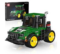 Mould King 24061 Technik Tractor Building Blocks Model Farm Truck Mechanical Tractor Clamping Blocks MOC Gift for Adults and Teenagers (466 Pieces)