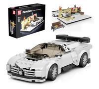 Mould King 24065 Speed Champion Sports Car Clamping Blocks 110 Racing Car Building Blocks with Modular Street Scene Model MOC Model Cars to Collect (588 Pieces)