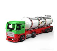 Mould King 24075 Fuel Tanker Truck Lorry Building Blocks Model 556pcs