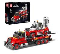 Mould King 24079 Forklift Transport Truck Building Kit, 906+ Pieces Engineering Vehicle Model, Construction Toy STEM Gift for Teens and Adults