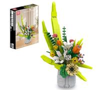 Mould King 24124 Spring Whisper Bouquet Model Kit for Adults, Botanical Collection Architecture Set, Collectible Artificial Floral Plant Exhibition Office Home Desktop Decor (1040 Pieces)