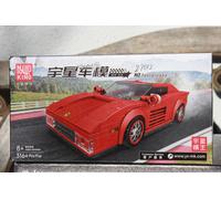 Mould King 27012 Car Red Testarossa Supercar Building Blocks 350 Pcs New + Box