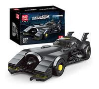 Mould King 27018 Technology Super Car Bat Sports Car Model Building Kit - 407 Pieces, Large Set for Adults