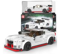 Mould King 27031 Speed Champion Technik Car Building Set & Display Case, MOC GTR Classic Race Cars Birthday Gifts for Adults/Teens, Creative Cool Vehicles Model Toys for Fans Age 14+ (384Pcs)