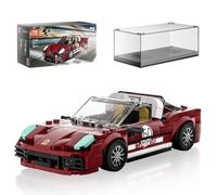 Mould King 27060 Technology Speed Champion Clamping Blocks Racing Car 911 Sports Car Building Blocks Drift Car Model with Acrylic Display Case Gift for Teenagers and Adults (362 Pieces)