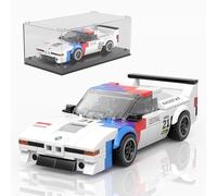 Mould King 27062 Speed Champion Race Car Building Toys M1 Super Car Building Sets with Acrylic Display Case Collectible Model Cars Construction Toys For Adult(363 PCS)