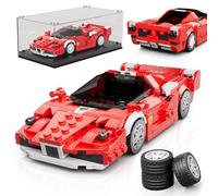 Mould King 27080 Technology Speed Champion Clamping Blocks Car Super Sports Car Building Blocks Sets FX Drift Car Building Blocks with Acrylic Display Case Collecting Gift for Adults (433 Pieces)