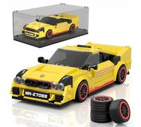 Mould King 27088 Speed Champion Technology Supercar Car Fixing Blocks Set Building Blocks EVO38 Racing Car with Acrylic Showcase Gifts for Teenagers and