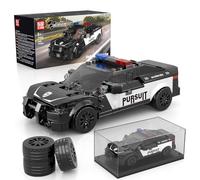 Mould King 27098 Technik Sports Car Building Block Sets with Acrylic Display Case, Model Cars for Collecting, Gifts for Children from 8+ Years / Adult Collector Enthusiasts (443 Pieces)