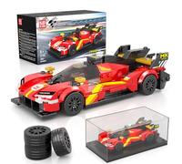 Mould King 27100 Technik Sports Car Building Block Sets with Acrylic Display Case, Model Cars for Collecting, Gifts for Children from 8+ Years / Adult Collector Enthusiasts (355 Pieces)