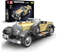 Mould King Age 8+ 10115 Classic Cars Building Kits, MOC Building Blocks Set to Build, Gift for Kids +/Adult Collections Enthusiasts (897 Pieces, Static Version)