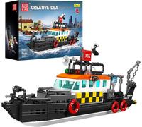 Mould King British Rescue Boat 364pcs Building Bricks 10081