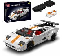 Mould King Car White 1384pcs Remote Control 13194