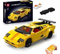 Mould King Car Yellow 1384pcs Remote Control 13195