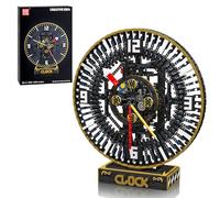 Mould King Clock Building Set, App Controlled Clock Hands Rotation Construction Kit, 10160 Unique Home Accessories and Collectibles for Children from 14 Years and Adults (3675 Pieces)