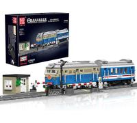 Mould King DF4B Locomotive Building Bricks Model Train 1212pcs Remote 12022