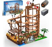 Mould King Double Helix Roller Coaster Building Bricks Model 2174pcs 11013