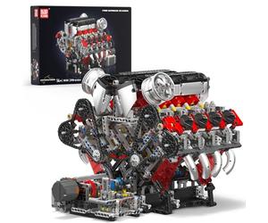 Mould King F488 Supercar V8 Engine Building Blocks 2718pcs