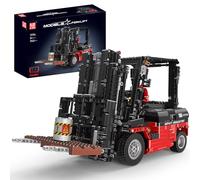 Mould King Forklift Truck Building Block Kit, MOC Remote Control Heavy-Duty Shelf Lifted Truck Model Toy, Gift Toys for Kids Adult (1,743 Pieces)