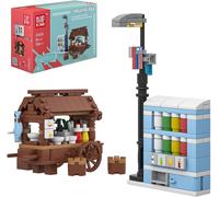 Mould King Mini-Stall Burger Bar & Vending Machine Building Bricks 256pcs 24026