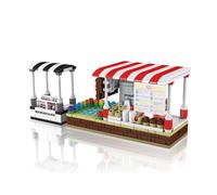Mould King Mini-Stall Coffee Shop & News Stand Building Bricks 265pcs 24034