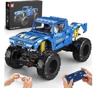 Mould King Monster Truck Building Blocks Kit 18039, 1454+ PCS Off-Road Vehicle Climbing Car with Dual Control, RC Buggy Bricks Toy for Teens & Adults Aged 14+