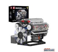 Mould King 10088 V 8 Engine Motor 8 Cylinder NEW OVP 535 Parts Building Blocks