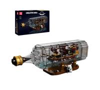 Mould King Revenge Queen Anne Drift Ship In Bottle Brick Model 2488pc 10066
