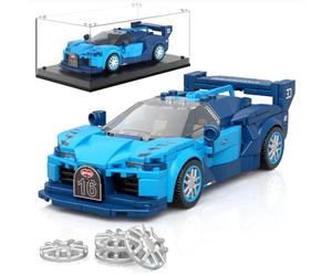 Mould King Speed Champion Car GT Models Building Toys with Display Case, 27001 Model Car Kits Toy Building Sets for Adults Kids 8+(336 PCS)