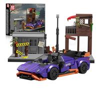 Mould King Speed Champion STO & City Building Kit, Car & Architecture DIY Building Blocks, 24063 Cool Vehicles Model Toy Birthday Gifts for Adults and Children, (610 Pieces)