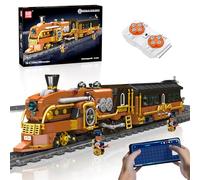 Mould King Steampunk Train and Railway Kit with Remote Control and App Control Including Tracks, Construction Set for Boys and Girls from 14 Years and Adults (1954 Pieces)