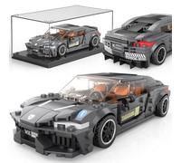 Mould King Super Sports Car Building Set,Building Sets with Display Case, Supercar Racing Car Model Blocks, Gift for Kids Age 12+/Adult Collections