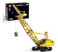 Mould King Technic 17001 Heavy Duty RC Crane Construction Toys, Remote Control Crane Toy Building Blocks Kit, Crawler Crane Turck Building Toys, Gifts for Adults Kids 14+ (1205 Pieces)