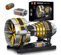 Mould King Technic Air Plane Engine Eletric Motor Model Building Block Toy NoBox