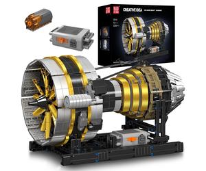 Mould King Technic Air Plane Engine Eletric Motor Model Building Block Toy NoBox