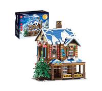 Mould King 16011 Christmas Cabin Snow House Building Brick Model 3693pcs