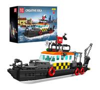 Mould King British Rescue Boat 364pcs Building Bricks 10081