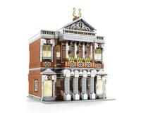 Mould King 16032 Concert Hall House Building Brick Model 2875pcs Lighting