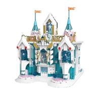 Mould King 11008 Snow Palace Building Bricks Model Castle 1096pcs Lighting
