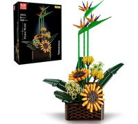 Mould King 10024 Birds of Paradise Flower Bouquet Building Set 1608 PCS