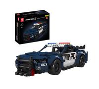 Mould King 15073 Mustang Police Barricade Sports Car Building Blocks Model 786pc
