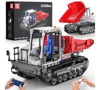 Mould King Technik Crawler Dump Truck Building Sets, 17083 APP Programmable Construction Large Vehicle Model Set, Track-Type Dump Truck Building Set for Adult(1105 Pcs)