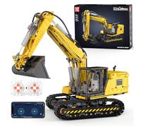 Mould King Technik Excavator Building Sets - Motorised Construction Vehicle Model Kit for Adults - in Movable Boom Arm & RC APP Control & Tracks Plus Shovel Tools - Gift Idea - 13112