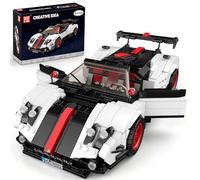 Mould King Technik Sports Car Building Set, MOC Model Kit for Adults | 1:14 Scale Supercar Model Building Set for Display and Collectors, Ideal Gift for Adults and Car Lovers
