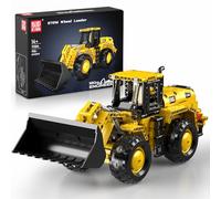 Mould King Technik Wheel Loader Building Blocks - Construction Vehicle Toy with Articulated Steering and Movable Shovel - Building Block Toy for Adults from 14 Years (910 Pieces)