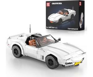 Mould King TechnikAuto Toy Car Model Kit, 10198 MOC Sports Car Construction Set, Racing Car Construction Set, Motorsport Fans, Car Gift to Collect (1347 Pieces)