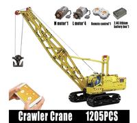 Mould King Tracked Crawler Crane Building Model 1205pc Remote Control RC 17001