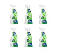 Mould & Mildew Remover Spray, Antibacterial, with Active Bleach, 500ml, Pack of 6