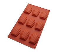 Mould - Mould Silicone | Non-stick Mould for Baking | Cookie Cake Pan Shell Shape | 9-Cavity Baking Pan | Tea Cake Pan for Madeleines, Muffin Cakes, Candy Chocolate Mould