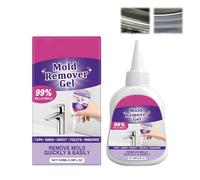 Mould Remover Gel, Powerful Household Cleaning, Suitable For Bathroom And Kitchen Tile Gaps Wall Cleaning Safe Formula That Does Not Damage The Surface, Bathroom Sealant White Anti Mold 100ml